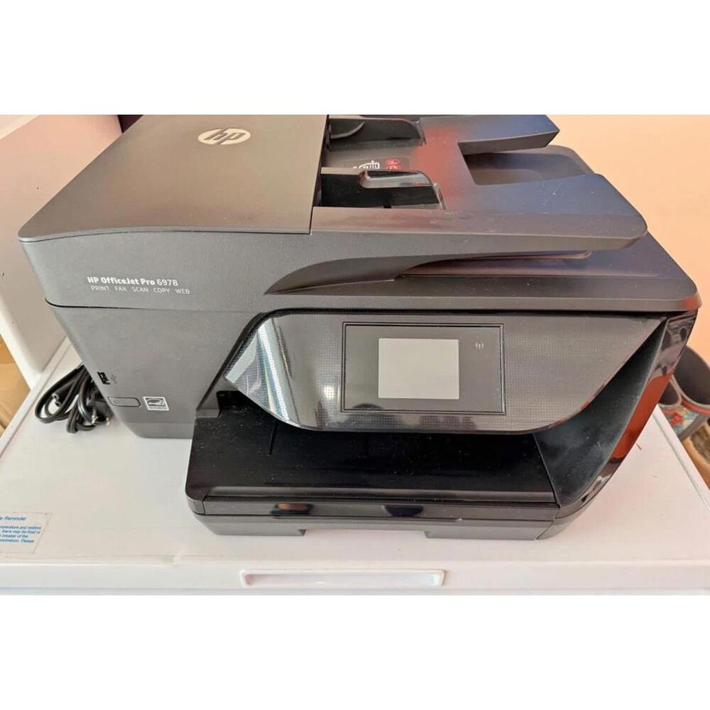 Used HP Office Pro 6978 Wireless All-In-One Inkjet Printer Copy Fax Scan MINT